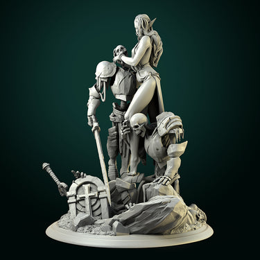 Laedria The Necromancer - Diorama